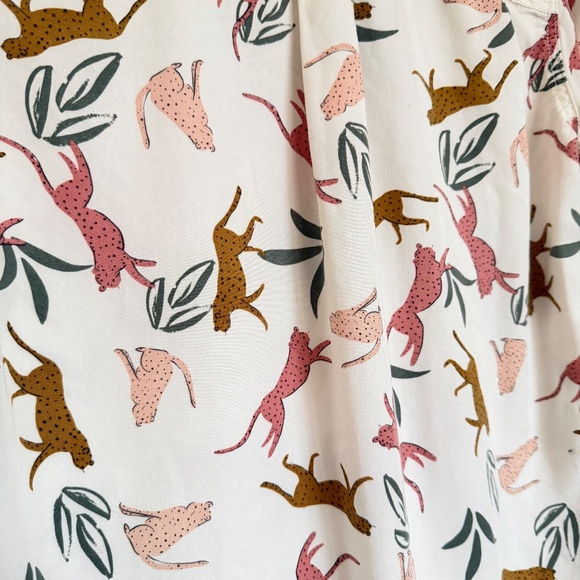 Marine Layer Sahara Cheetah Leopard LS Shirt Size S - Picture 4 of 4